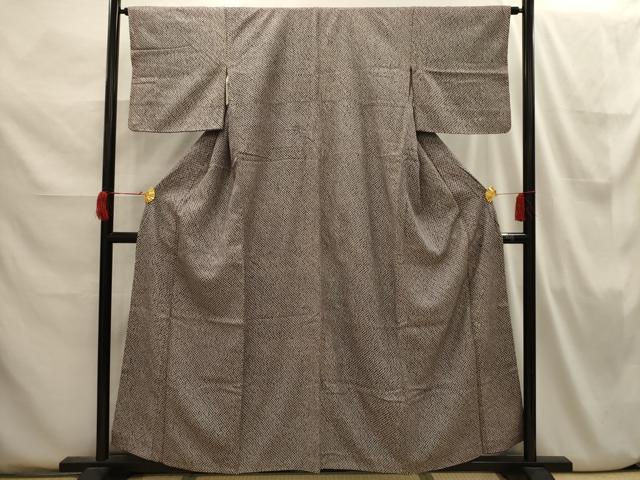 平和屋着物■上質な小紋 総絞り 正絹 逸品 AABI3840sx