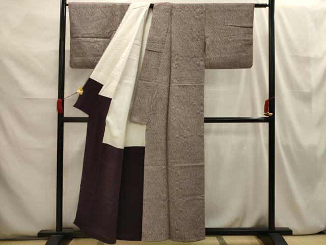平和屋着物■上質な小紋 総絞り 正絹 逸品 AABI3840sx