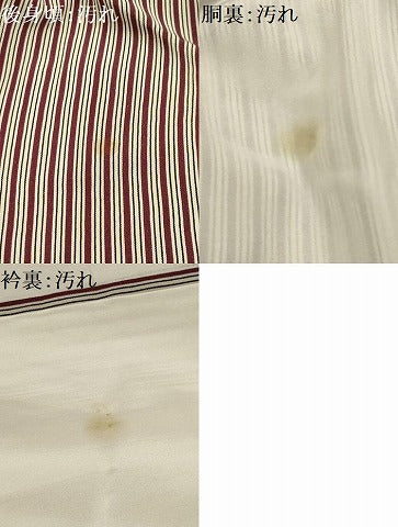 平和屋着物■上質な小紋 間道 正絹 逸品 AABI3850sx