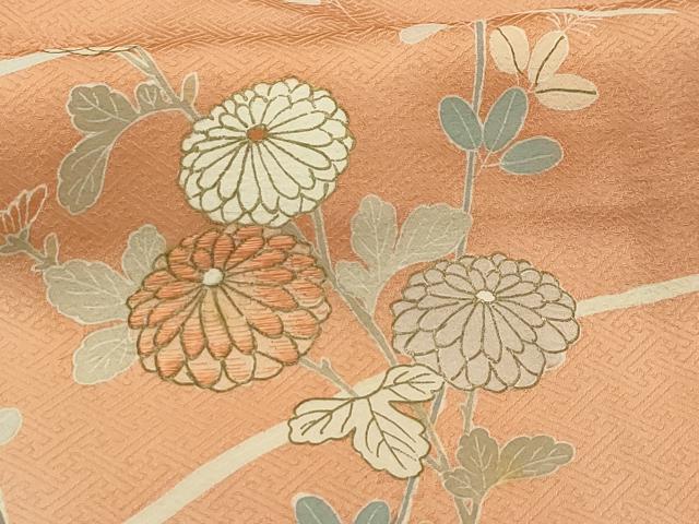 平和屋着物■訪問着 作家物 刺繍 枝花文 暈し染め 金彩 正絹 逸品 AABI3857sx
