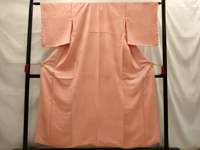 平和屋着物■上質な小紋 亀甲花文 正絹 逸品 AABI3900sx
