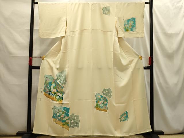 平和屋着物■訪問着 花籬文 正絹 逸品 AABI3908sx