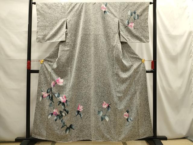 平和屋着物■訪問着 草花文 正絹 逸品 AABI3915sx