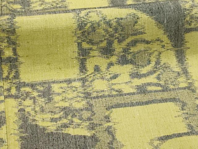 平和屋着物■上質な紬 花丸文 胴抜き仕立て 正絹 逸品 AABI3979sx