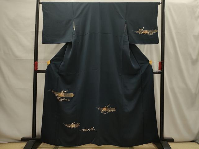 平和屋着物■訪問着 枝花文 金彩 正絹 逸品 AABI3992sx