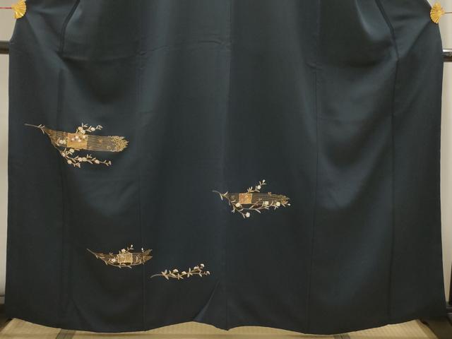平和屋着物■訪問着 枝花文 金彩 正絹 逸品 AABI3992sx