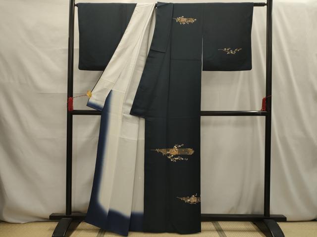 平和屋着物■訪問着 枝花文 金彩 正絹 逸品 AABI3992sx