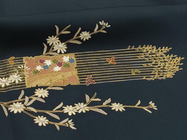 平和屋着物■訪問着 枝花文 金彩 正絹 逸品 AABI3992sx