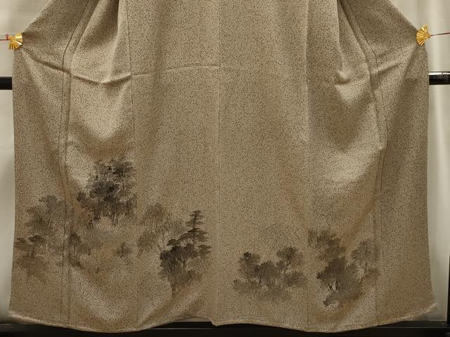 平和屋着物■訪問着 渡橋風景文 正絹 逸品 AABI4005sx