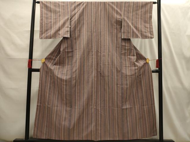 平和屋着物■上質な紬 間道 正絹 逸品 AABI4055sx