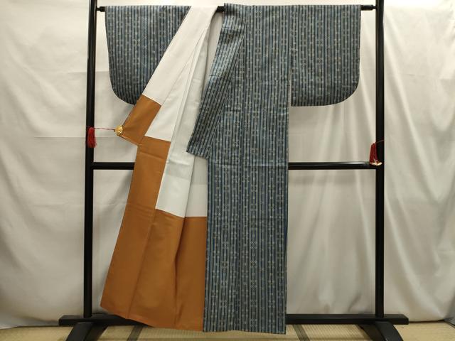 平和屋着物■上質な紬 花間道 正絹 逸品 AABI4059sx