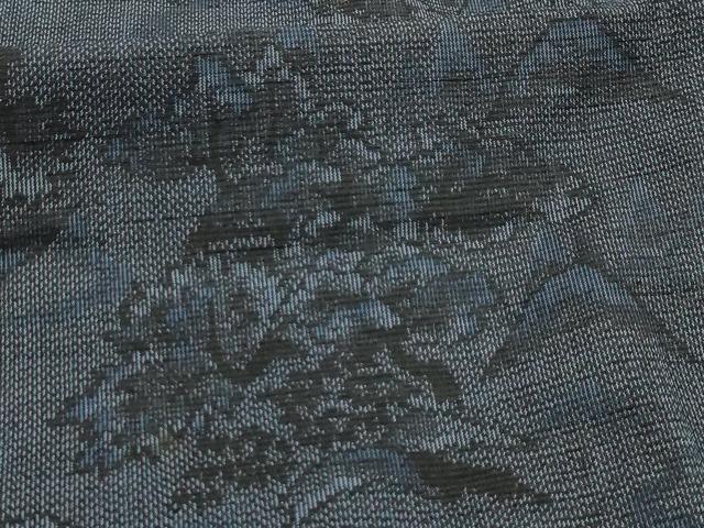 平和屋着物■上質な紬 風景文 正絹 逸品 AABI4064sx