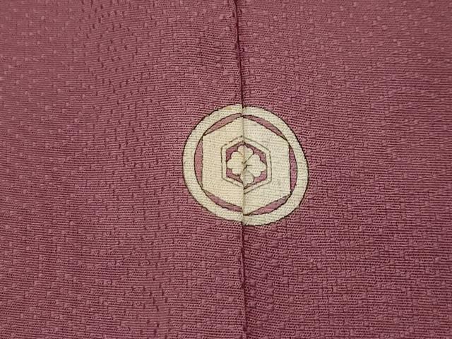 平和屋着物■上質な色無地 渦巻地紋 鴇浅葱色 正絹 逸品 AABI4066sx