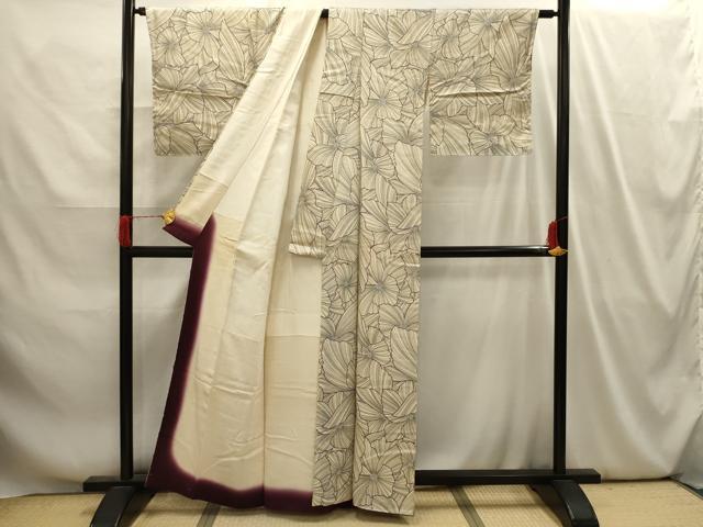 平和屋着物■上質な小紋 花尽くし 正絹 逸品 AABI4084sx