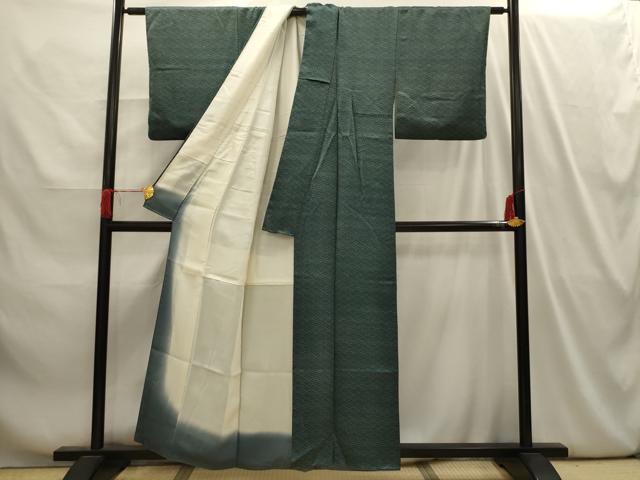 平和屋着物■上質な小紋 青海波 正絹 逸品 AABI4095sx