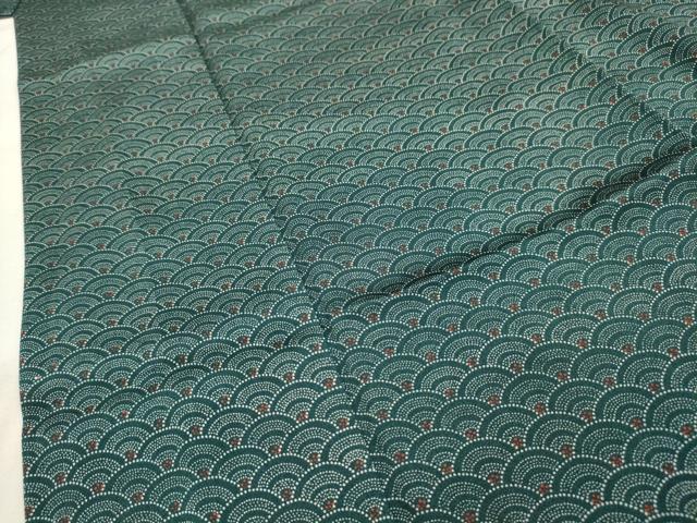 平和屋着物■上質な小紋 青海波 正絹 逸品 AABI4095sx