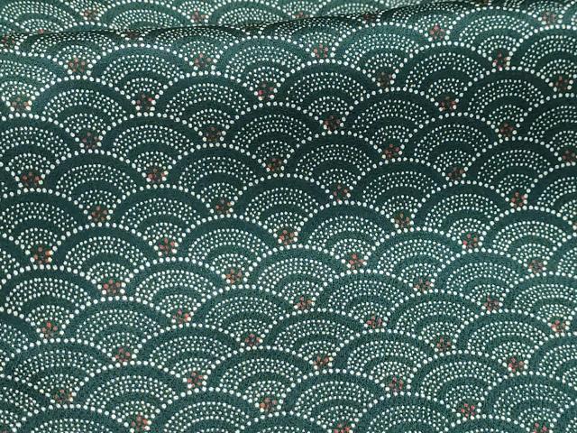 平和屋着物■上質な小紋 青海波 正絹 逸品 AABI4095sx