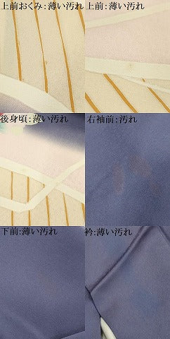 平和屋着物■訪問着 草花文 暈し染め 正絹 逸品 AABI4097sx