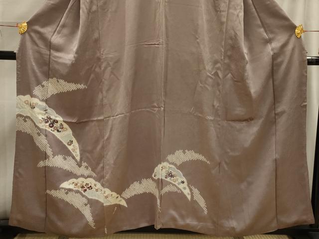 平和屋着物■訪問着 絞り 花籬文 正絹 逸品 AABI4111sx