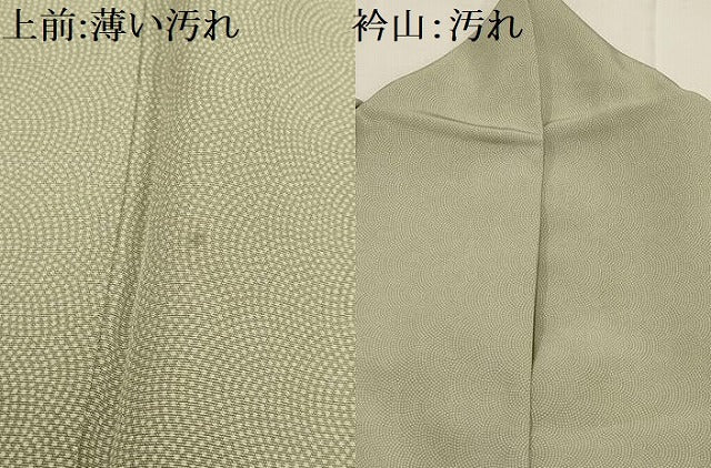 平和屋着物■江戸小紋 訪問着 霞文 暈し染め 正絹 逸品 AABI4125sx