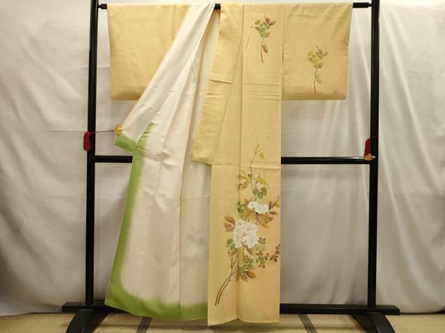 平和屋着物■訪問着 枝花文 正絹 逸品 AABI4149sx