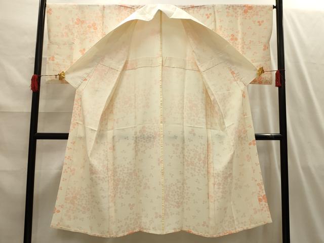 平和屋着物■長襦袢 単衣 萩 正絹 逸品 AABI4153sx