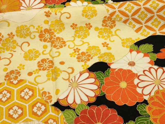 平和屋着物■訪問着 吉祥花文 金彩 正絹 逸品 AABI4160sx