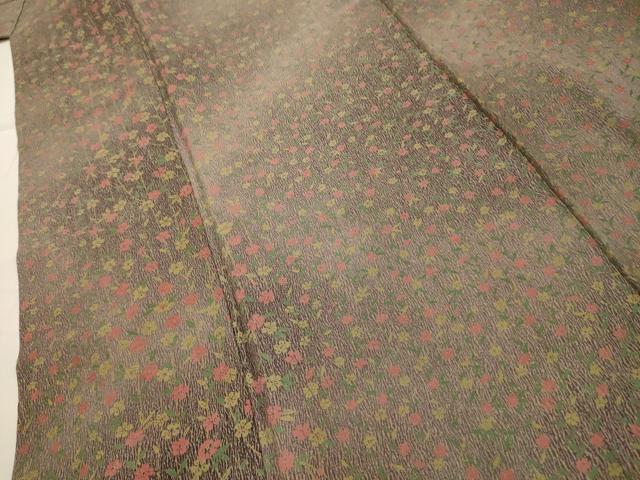 平和屋着物■上質な小紋 枝垂れ花文 暈し染め 正絹 逸品 AABI4251sx
