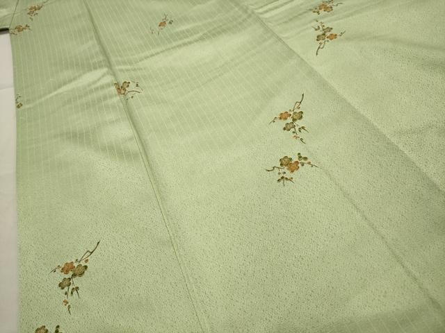平和屋着物■上質な小紋 枝梅 正絹 逸品 AABI4255sx