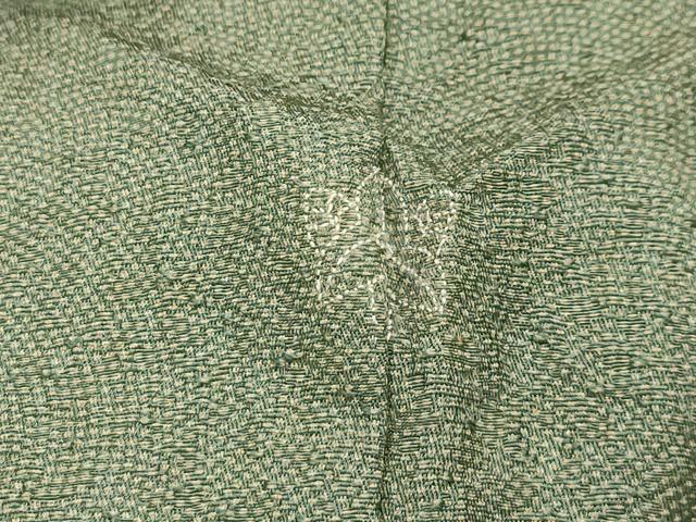 平和屋着物■伝統工芸師 服部光擴 江戸小紋 鮫小紋柄 正絹 逸品 AABI4268sx