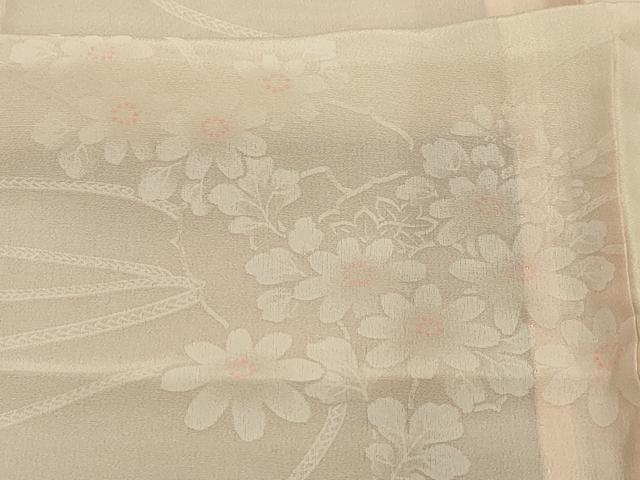 平和屋着物■長襦袢 無双仕立て 花鼓文 暈し染め 正絹 逸品 AABI4324sx