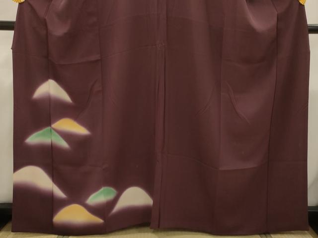 平和屋着物■豪華色留袖 遠山文 暈し染め 胴抜き仕立て 正絹 逸品 AABI4332sx