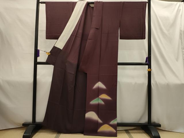 平和屋着物■豪華色留袖 遠山文 暈し染め 胴抜き仕立て 正絹 逸品 AABI4332sx