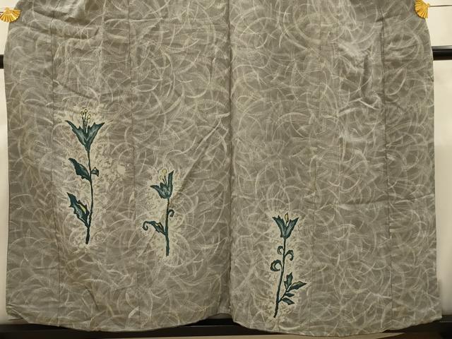 平和屋着物■訪問着 草花文 正絹 逸品 AABI4342sx