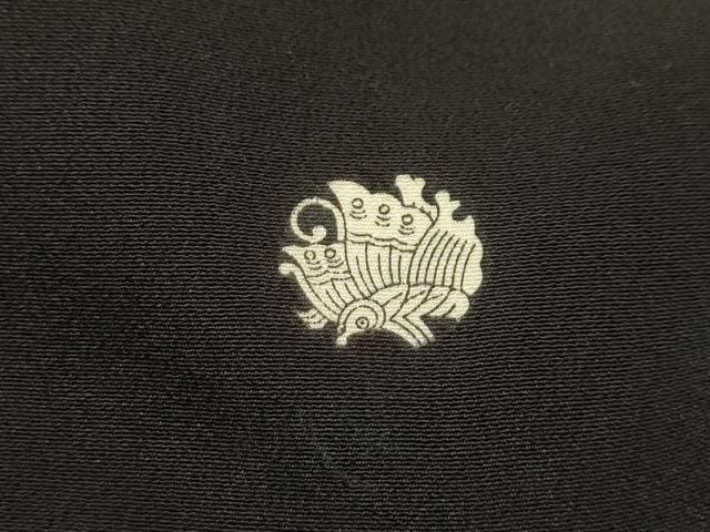 平和屋着物■豪華黒留袖 駒刺繍 御所車飛鶴宝尽くし 金彩 正絹 逸品 AABI4376sx