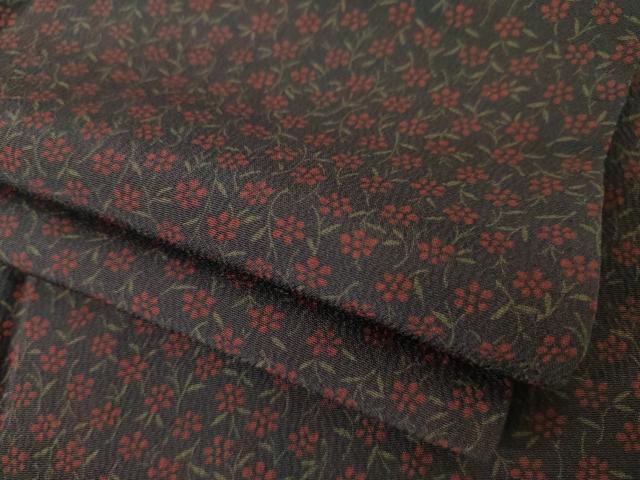 平和屋着物●上質な小紋 小花文 正絹 逸品 AABI4410ck