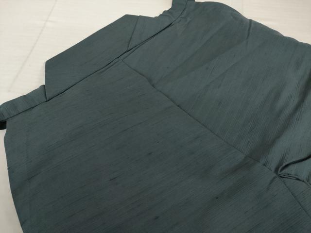平和屋着物●男性 野袴 紬地 色無地 羊羹色 正絹 逸品 AABI4461ck