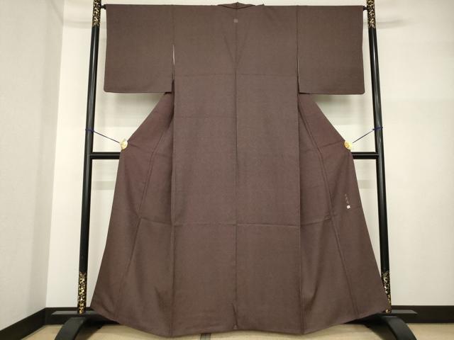 平和屋着物●伝統工芸師 服部光擴 角通し 正絹 逸品 AABI4501ck