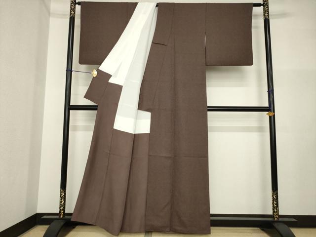 平和屋着物●伝統工芸師 服部光擴 角通し 正絹 逸品 AABI4501ck