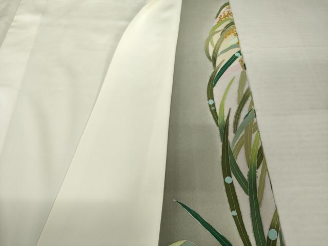 平和屋着物●本加賀友禅作家 池田裕 色留袖 稲穂 雀 正絹 逸品 AABI4503ck