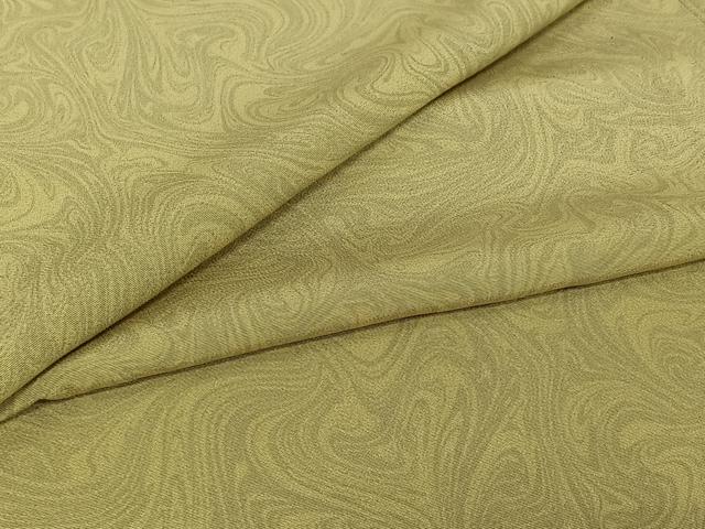 平和屋着物▽上質な小紋 単衣 墨流し文様 正絹 逸品 AABI4608jh
