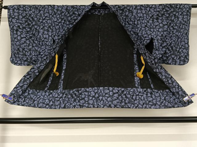 平和屋着物▽羽織 スリーシーズン 春夏秋 塵除け 箔散らし文様 正絹 逸品 AABI4609jh