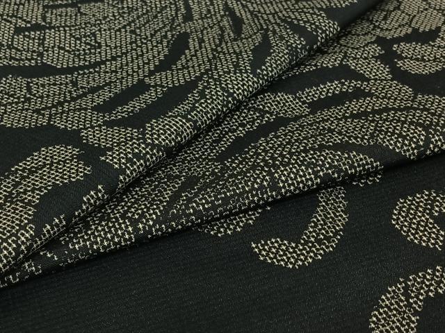 平和屋着物▽上質な紬 単衣 乱菊 正絹 逸品 AABI4623jh