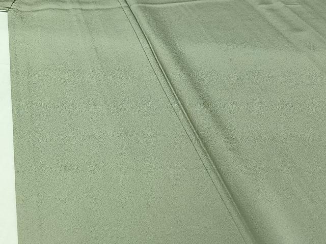 平和屋着物▽上質な色無地 単衣 湊鼠色 正絹 逸品 AABI4626jh
