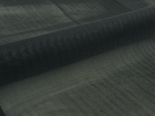 平和屋着物▽男性 羽織 スリーシーズン 春夏秋 塵除け 暗黒色 正絹 逸品 AABI4644jh