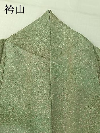 平和屋着物▽横井孝章 小紋 単衣 霞文 反端付き 正絹 逸品 AABI4648jh
