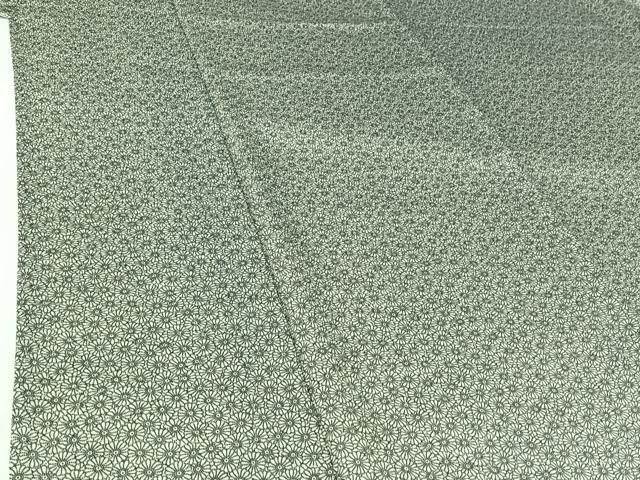 平和屋着物▽上質な小紋 単衣 花尽くし文 正絹 逸品 AABI4661jh
