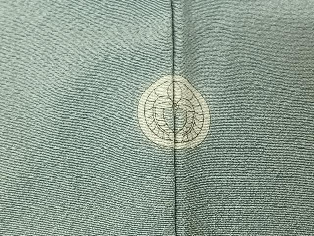 平和屋着物▽上質な色無地 単衣 勿忘草色 正絹 逸品 AABI4666jh