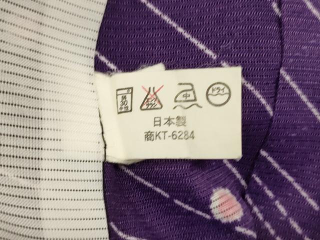 平和屋着物*夏物 小紋 丸文 洗える着物 AABI4682jd
