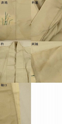 平和屋着物*夏物 男性 訪問着 絽 勝虫 暈し染め キングサイズ 正絹 逸品 AABI4686jd